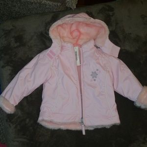 Pink winter coat